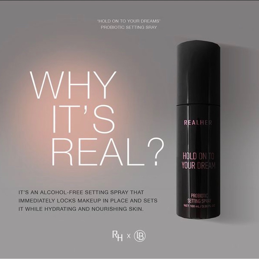 💦NIB💦 Real Her Hold Onto Your Dream Probiotic Setting Spray  SEALED IN BOX